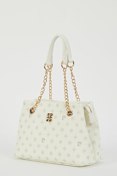 Pierre Cardin Geantă de umăr de damă Monogram albă 05PO23Y1712
