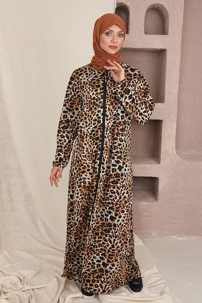 Kutay Collection Γυναικείο φόρεμα προσευχής με φερμουάρ