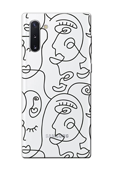 frondcase حافظة هاتف سامسونج نوت 10 فيس آرت شفافة