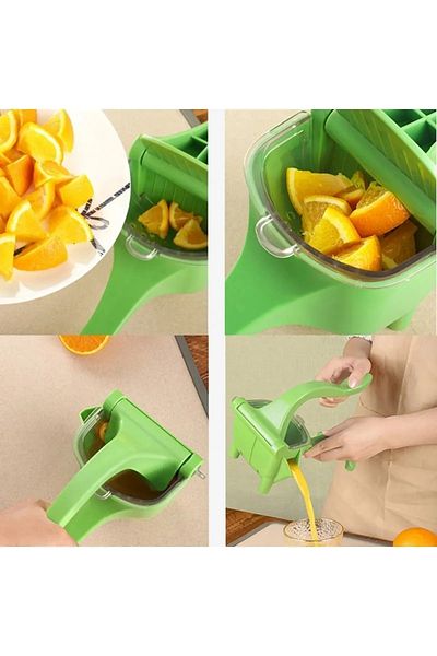 TİNEKE Practical Manual Fruit Juicer Plastic Citrus Lemon Orange Pomegranate Squeezer