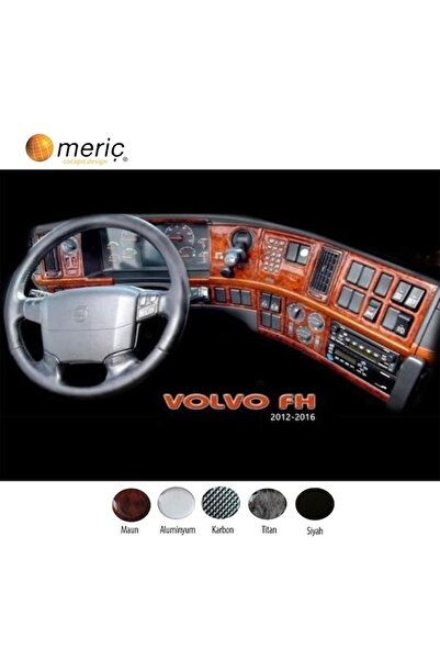 meriç cockpit design ميريتش ®   فولفو Fh 12 تنجيد أمامي أسود لامع 23 قطعة 200...