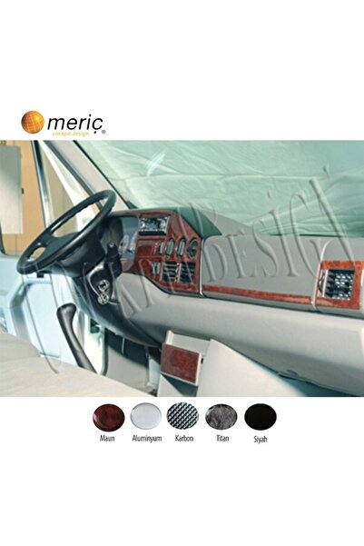 meriç cockpit design ميريتش ®   مرسيدس سبرينتر تنجيد أمامي أسود لامع 17 قطعة ...