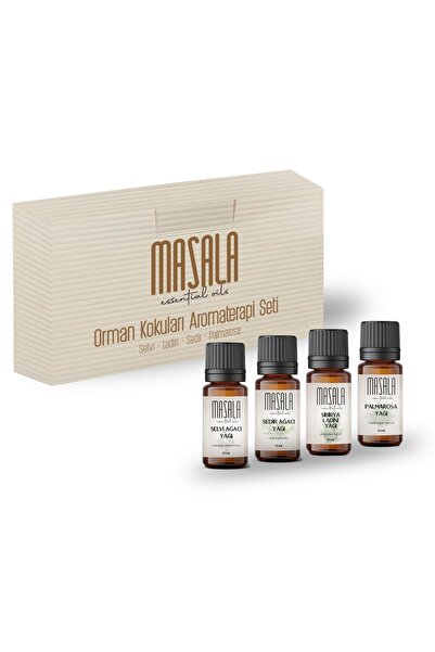Masala Orman Kokuları Aromaterapi Seti - Forest Scents Aromatherapy Kit (sedi...