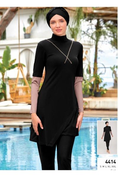 Adasea Бански костюм Norman 4414 с дизайн Modest по цялата дължина