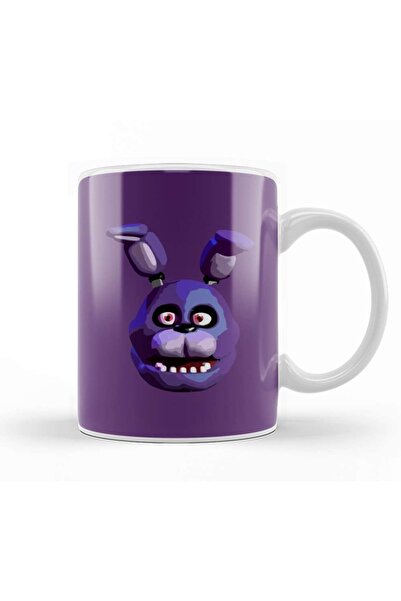 Baskı Dükkanı Five Nights At Freddy's Game Over Kupa Bardak Porselen