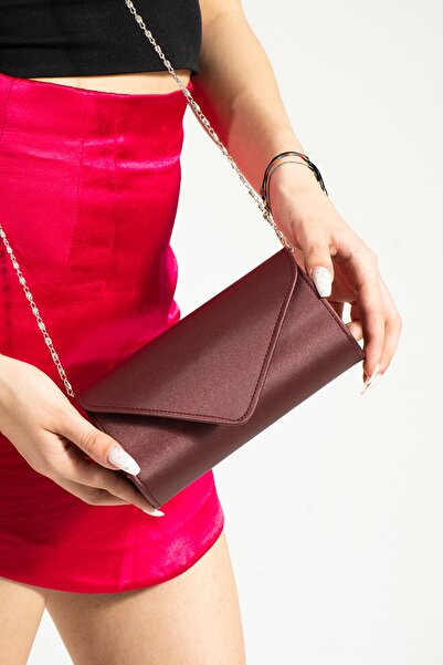 bibags بورجوندي الساتان مساء اللباس حقيبة المحفظة حقيبة حقيبة الفاصل