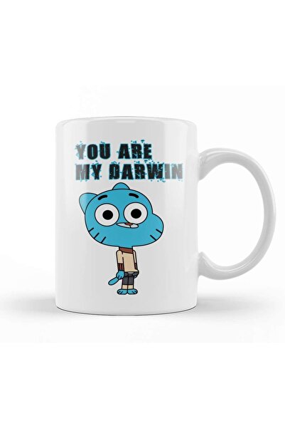 Baskı Dükkanı You Are My Darwin Gumball Kupa Bardak Porselen
