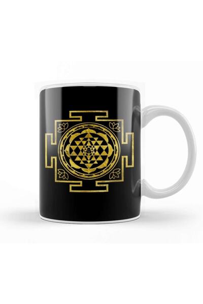 Baskı Dükkanı سريلانترا الذهبية - سريلان تشاكرا وكوب بورسلين