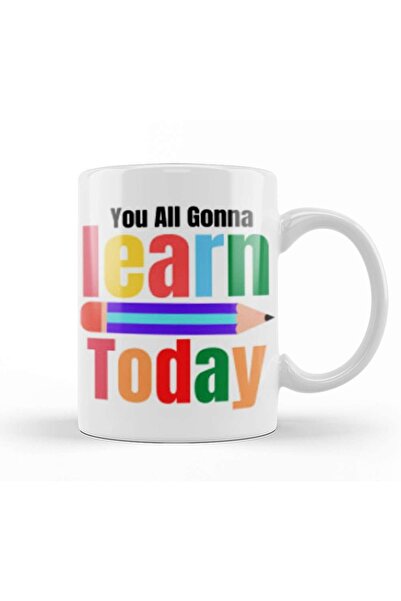 Baskı Dükkanı هدية المعلم تعلم إلهام العلوم طالب المدرسة كوب إلهام كوب بورسلين