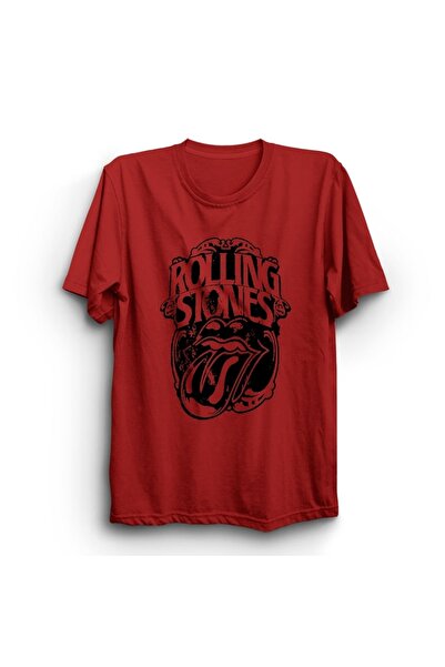 The Fame The Rolling Stones, crni dizajn, majica rok metal benda