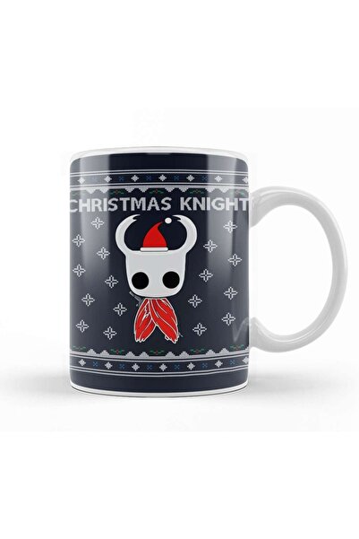 Baskı Dükkanı Christmas Hollow Knight Knit Kupa Bardak Porselen