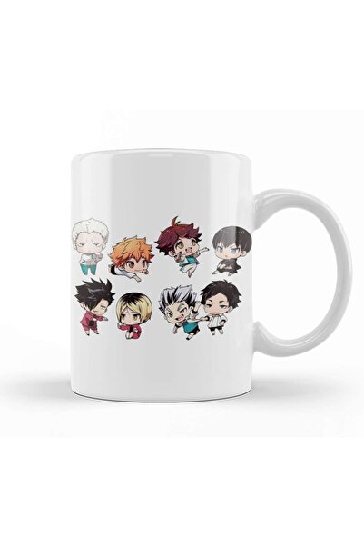 Baskı Dükkanı كوب Haikyuu All Tag Team كوب بورسلين