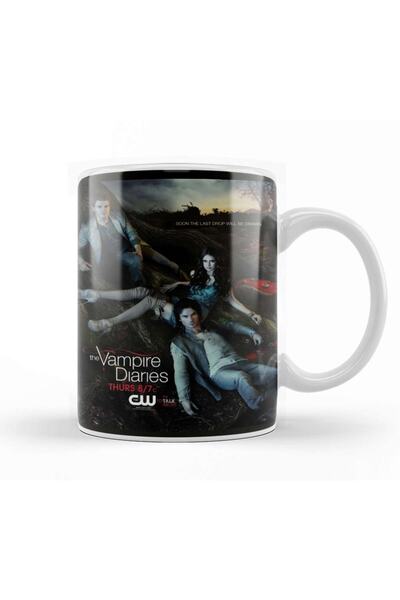 Baskı Dükkanı The Vampire Diaries Kupa Bardak Porselen