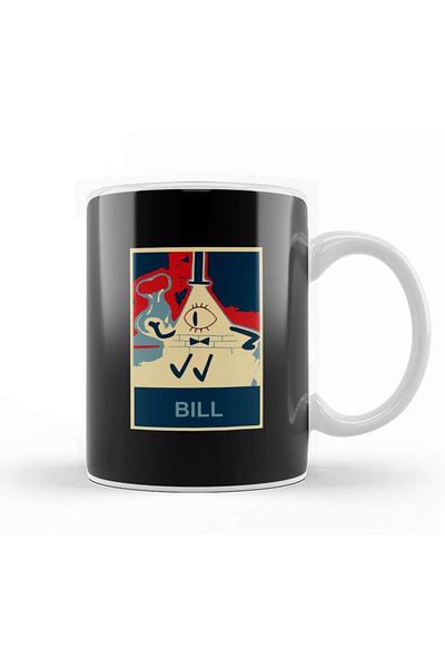 Baskı Dükkanı Gravity Falls Bill Cipher - كوب وكوب من البورسلين