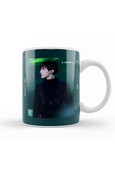 Baskı Dükkanı كوب بورسلين بتصميم داكن من BTS Jhope