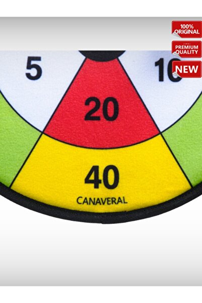 OverPazar Gmb Ev Ofis Doğa Canaveral Cırt Cırtlı Hedef Tahtası