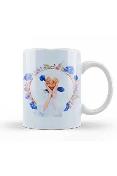 Baskı Dükkanı كوب بورسلين بلو روزز من بي تي إس آر إم