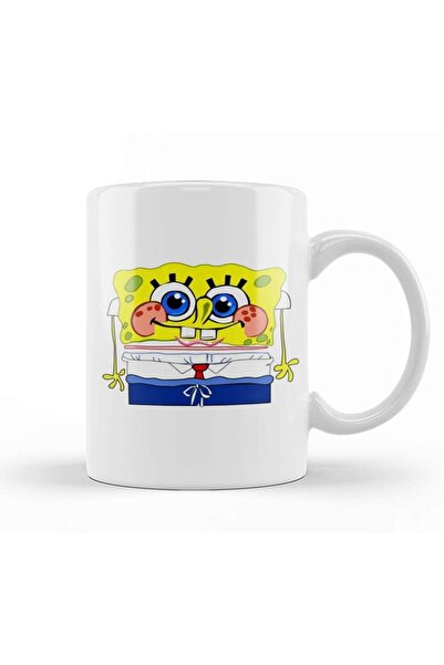 Baskı Dükkanı كوب سبونج بوب لطيف من البورسلين