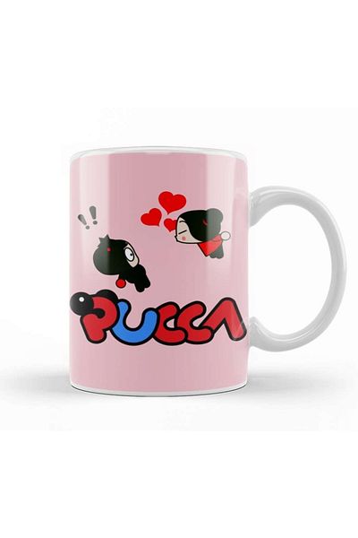 Baskı Dükkanı كوب بورسلين من Pucca In Love With Garu 01