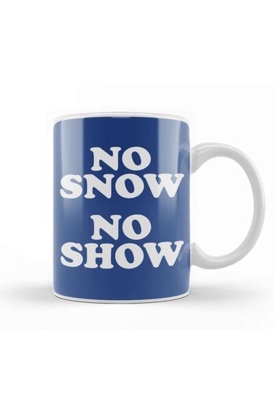 Baskı Dükkanı لا يوجد ثلج ولا عرض يرتديه إريك كلابتون كوب زجاجي من البورسلين