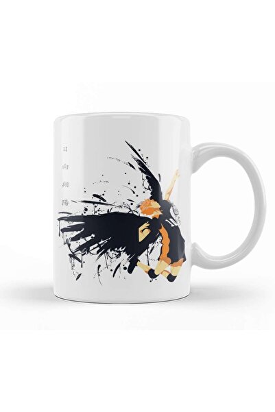 Baskı Dükkanı كوب هايكيو هيناتا شويو البسيط من البورسلين