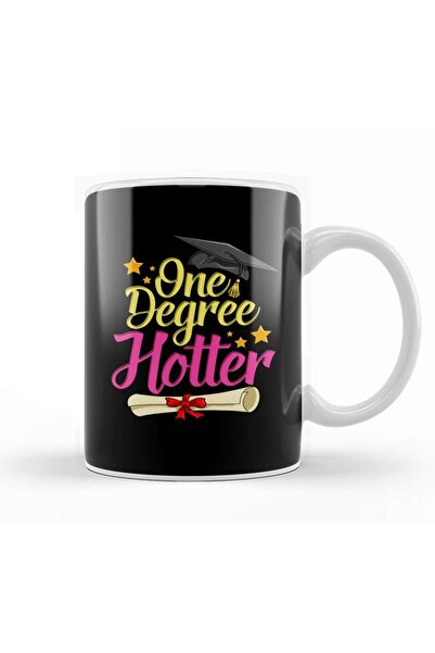 Baskı Dükkanı درجة واحدة أكثر سخونة 2020 يوم التخرج كوب زجاجي من البورسلين