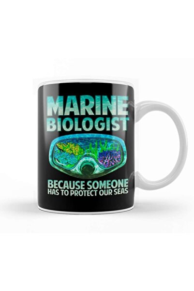 Baskı Dükkanı عالم الأحياء البحرية، يجب على شخص ما أن يحمي بحارنا، كوب زجاجي ...