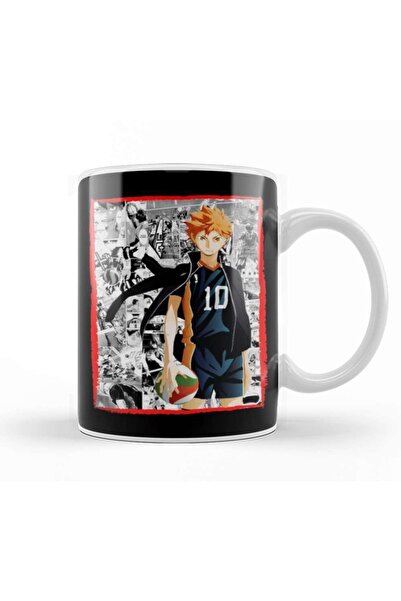 Baskı Dükkanı كوب هايكيو شويو هيناتا من البورسلين