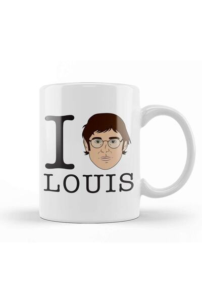 Baskı Dükkanı مج لويس ثيرو أنا أحب لويس ثيرو من البورسلين الزجاجي