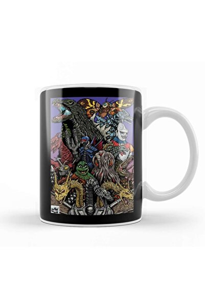 Baskı Dükkanı Godzilla 01 Kupa Bardak Porselen