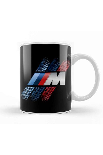 Baskı Dükkanı كوب بورسلين بشعار Bmw M عمل فني
