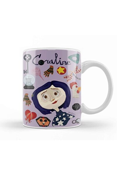 Coraline At The Pink Palace Apartments Mug Porcelain