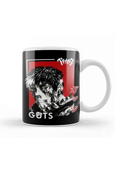 Baskı Dükkanı كوب Guts Berserk زجاجي من البورسلين