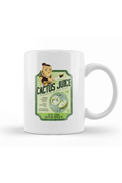 Baskı Dükkanı كوب عصير الصبار أفاتار آخر مسخر هواء زجاجي من البورسلين