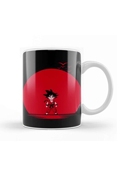 Baskı Dükkanı كوب بورسلين سوبر سايان Dbz ريد مون