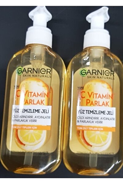 Garnier C Vitaminli Parlak Yüz Temizleme Jeli 200 Ml*2 Adet