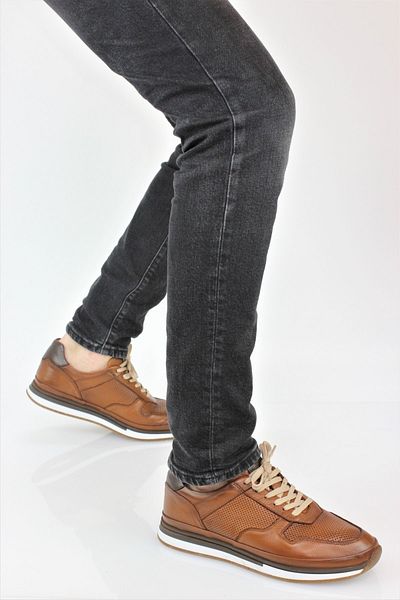 MARCOMEN Men's Genuine Leather Daily Sports Style Casual Shoes