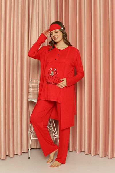 ELİZ HOMEWEAR مجموعة بيجامة الأمومة