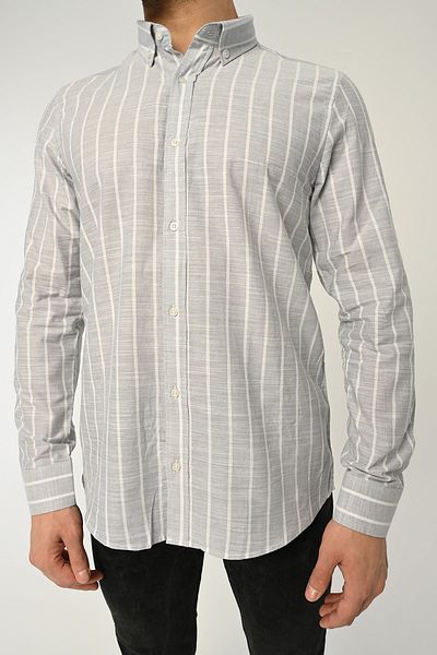 Piola Club Ανδρικό πουκάμισο με ριγέ Slim Fit