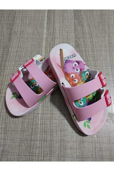 GEZER Summer Non-Slip Sole Two Buckle Girls' Slippers