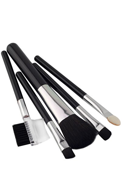Tikatti Travel Size 5 Pack Brush Black