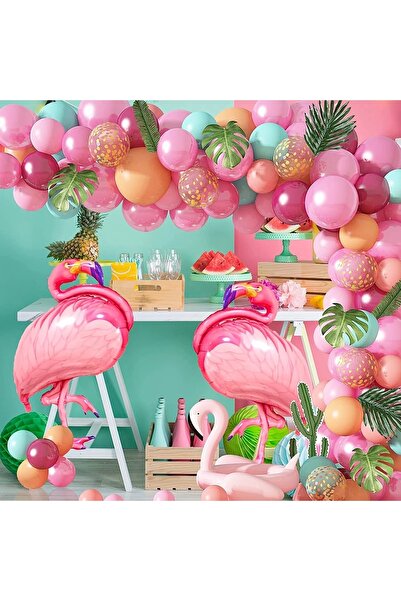DÜVENCİ TİCARET Flamingo Lüks Balon Seti