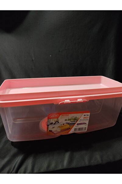 abnturk Pembe Baton Pasta Saklama Kabı 36x15x33 cm