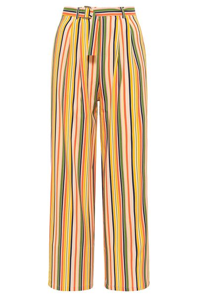 USHA BLUE LABEL Hose mit Streifen qisha