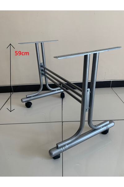 eralya Tekerlekli Sehpa Ayağı, Ayak, Masa Ayağı, Tekerlekli Masa Ayağı, 59cm ...