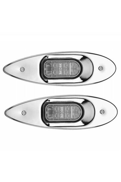 LHR Sancak - Iskele Ledli Gömme Seyir Feneri / Krom