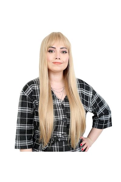 KONAK PERUK Fiber Synthetic Long Straight Bangs Wig - Honey Foam