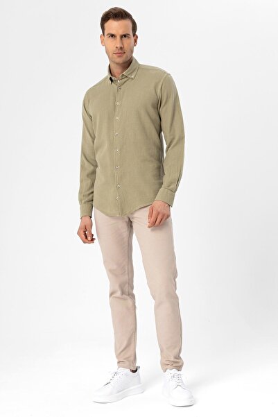 SÜVARİ Кутовий манжет Slimfit Пряма сорочка