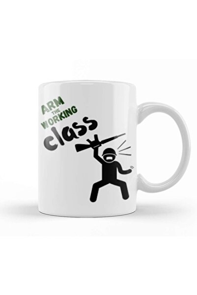 Baskı Dükkanı Arm The Working Class Arm Gift Mug Glass Porcelain