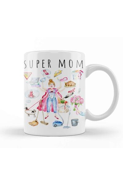 Baskı Dükkanı كوب سوبر مام سوبران 06 من البورسلين